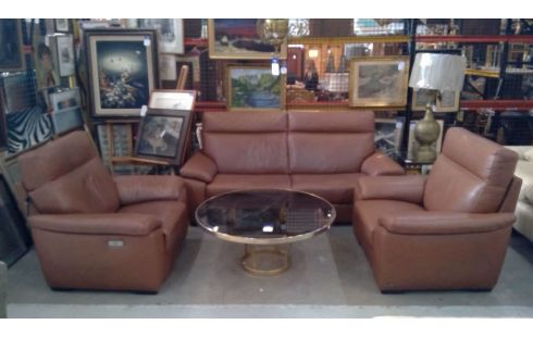 LEDEREN SALON  NATUZZI 1X3/2X1