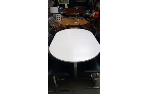 EETKAMER TAFEL WIT  VINTAGE