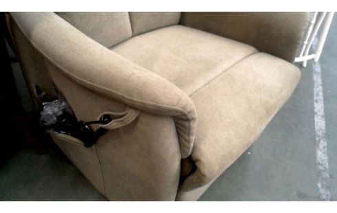 SILLÓN RELAX ELÉCTRICO VERDE TEJIDO