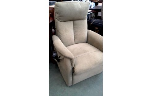 SILLÓN RELAX ELÉCTRICO VERDE TEJIDO