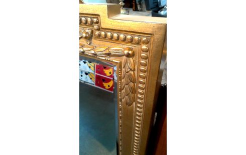 ESPEJO BISELADO ESTILO DORADO