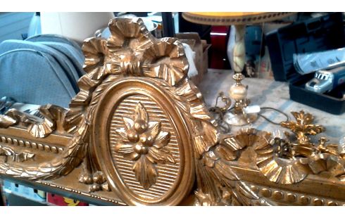 ESPEJO BISELADO ESTILO DORADO