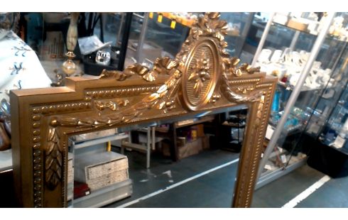 ESPEJO BISELADO ESTILO DORADO