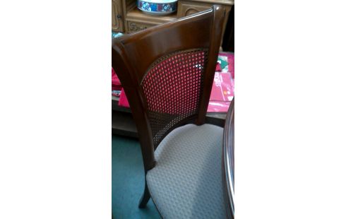 4 SILLAS CEREZO SILVESTRE TEJIDO