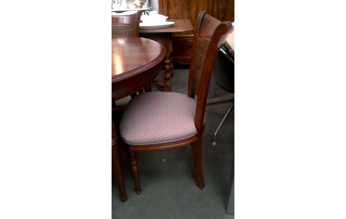 4 SILLAS CEREZO SILVESTRE TEJIDO