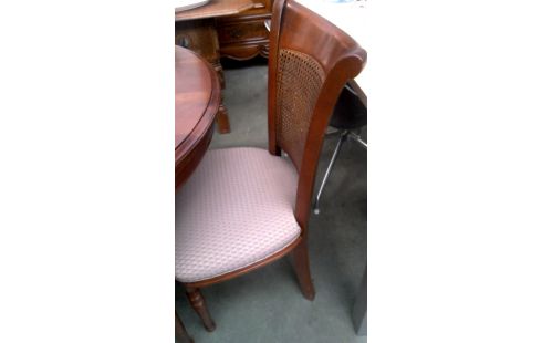 4 SILLAS CEREZO SILVESTRE TEJIDO