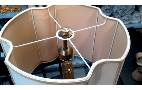 TAFELLAMP KOPER PER STUK VINTAGE