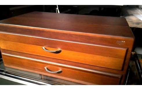 KOFFER BESTEKKOFFER LEEG HOUT 2 LADEN