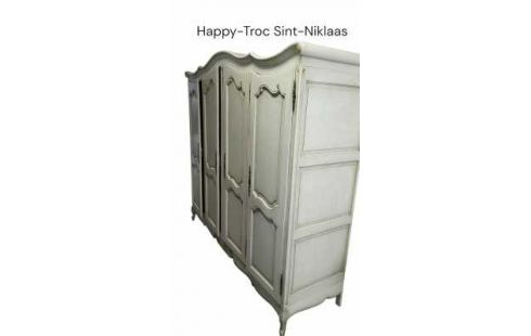 KLEIDERSCHRANK 1 STIL LUDWIG XVI NATURFARBEN, , POLYCHROM 4 TÜREN