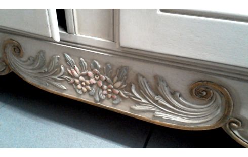 KLEIDERSCHRANK 1 STIL LUDWIG XVI NATURFARBEN, , POLYCHROM 4 TÜREN