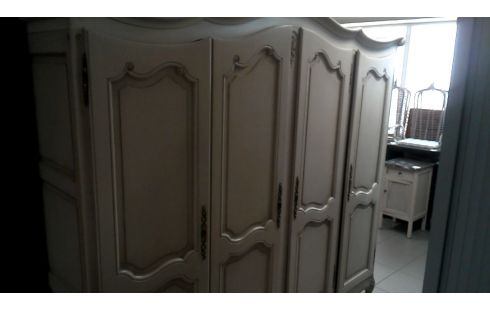 KLEIDERSCHRANK 1 STIL LUDWIG XVI NATURFARBEN, , POLYCHROM 4 TÜREN