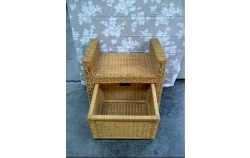 SITZTRUHE RATTAN MIT STAURAUM +KISTE