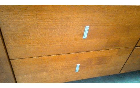 ESCAPARATE MACIZO, , MADERA 2 PUERTAS 4 CAJONES ILUMINADO ESTERA HIELO