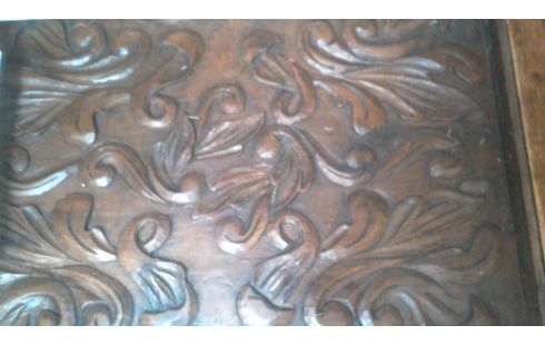 SALONTAFEL MEXICO GLAZEN BLAD/HOUTWERK