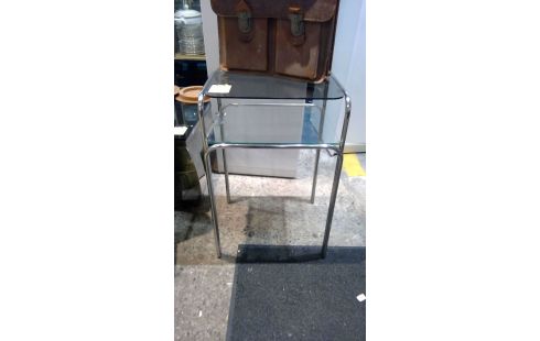 GUERIDON CHROME RETRO