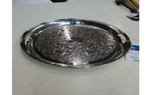 PLATEAU METAL ARGENTE