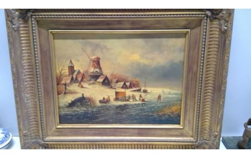 KADER VERGULD PANEEL WINTERLANDSCHAP