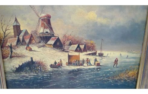 KADER VERGULD PANEEL WINTERLANDSCHAP