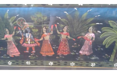 SCHILDERIJ INDIA KADER