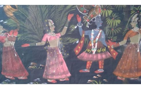 SCHILDERIJ INDIA KADER