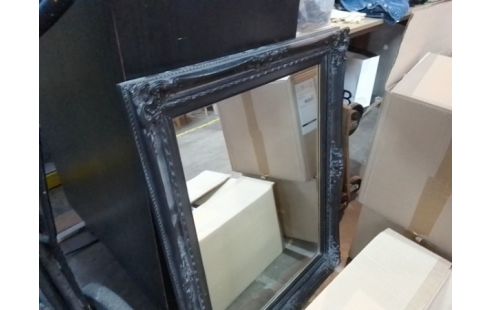 MIROIR CADRE BOIS NOIR