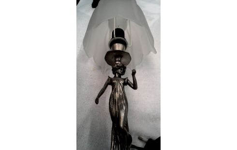 TAFELLAMP ART NOUVEAU STIJL TIN