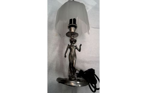 TAFELLAMP ART NOUVEAU STIJL TIN