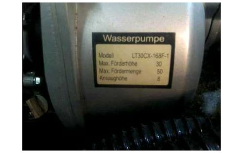 WASSERPUMPE <WILTEC> LT30CX-168F-1 U. ZUB.