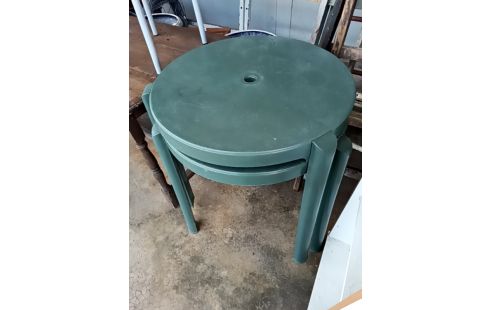 TABLE DE JARDIN RONDE GROSFILEX