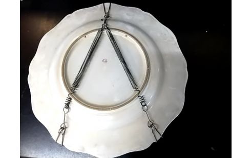 ASSIETTE DECO ANCIENNE CHAROLLES