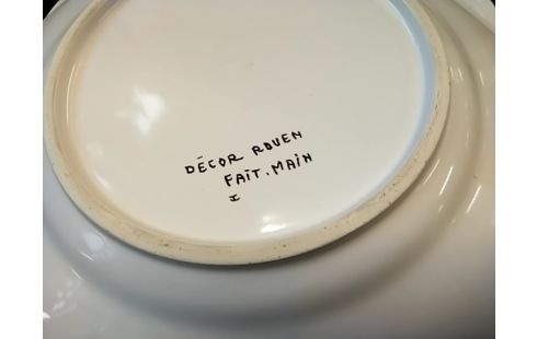 ASSIETTE DECO ANCIENNE ROUEN