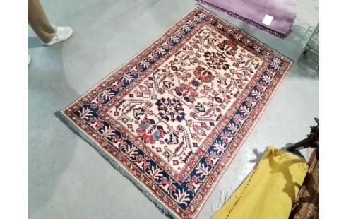 TAPIS BLEU ROUGE BEIGE 179/116