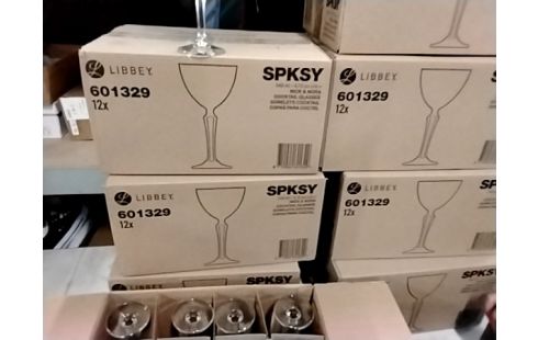 LOT DE 12 VERRES À COCKTAIL