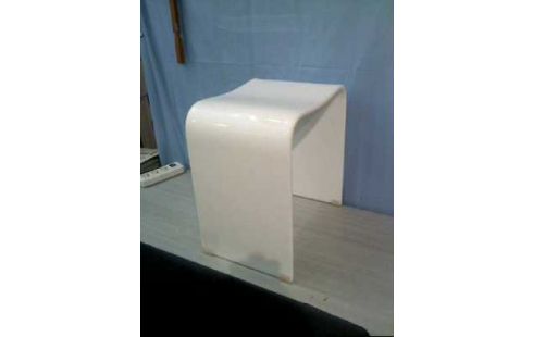 BADHOCKER WEIß KUNSTSTOFF