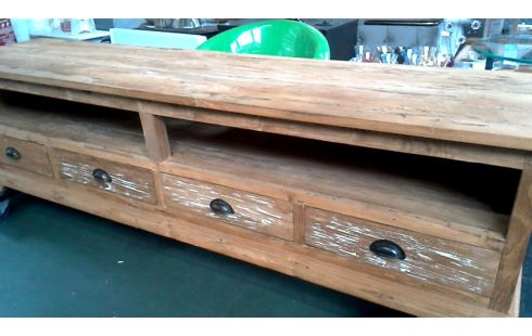 TV-MEUBEL TEAK 4 LADEN