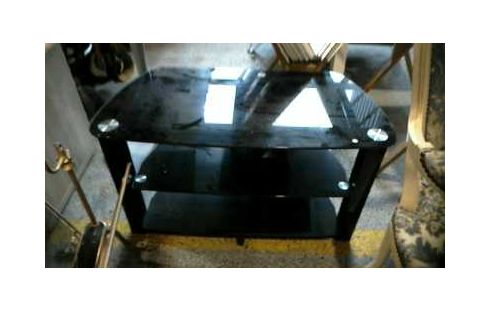TV-MÖBEL GLAS SCHWARZ