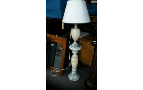 LAMPE +COLONNE ALBATRE