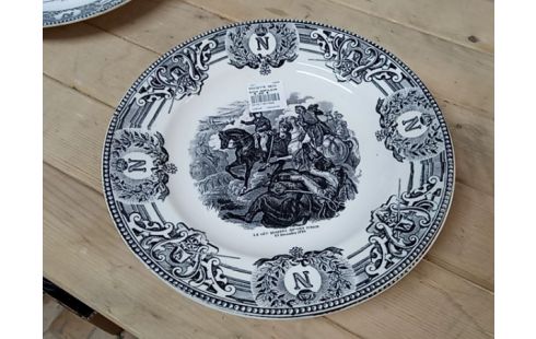 ASSIETTE DECO BOCH NAPOLEON