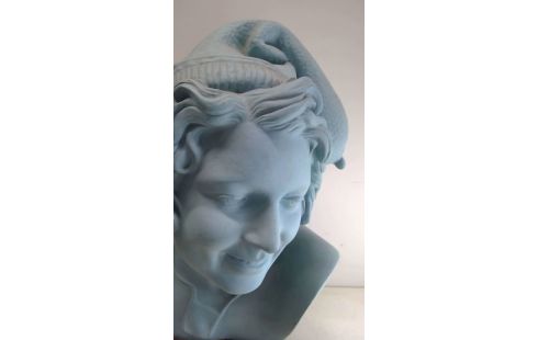 ART DECO BEELD BUSTE  VISSER NAPOLI