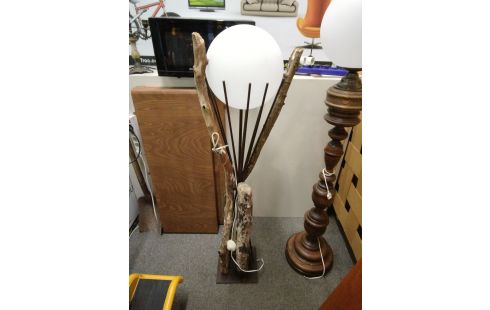 LAMPADAIRE BOIS METAL