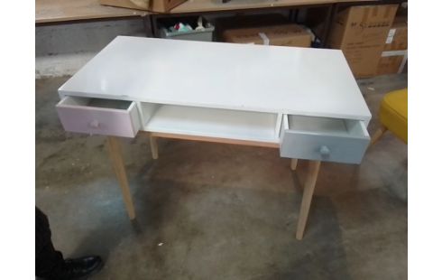 BUREAU MAISON DU MONDE 2 TIROIRS EN L'ETAT