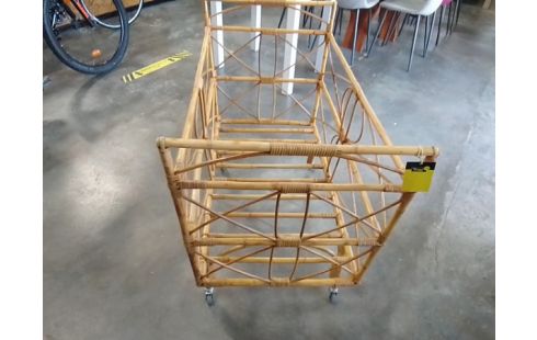 LIT BEBE BAMBOU SUR ROULETTES