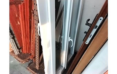 FENETRE 2 VANTAUX PVC 157X80