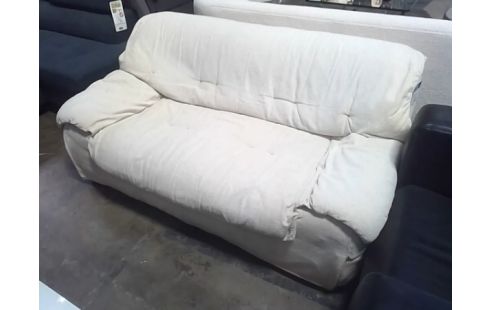 CANAPE 2 PLACES CONVERTIBLE TISSU BEIGE