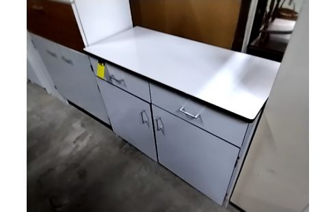 MEUBLE FORMICA 2P 2T BLANC