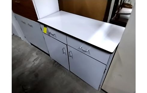 MEUBLE FORMICA 2P 2T BLANC