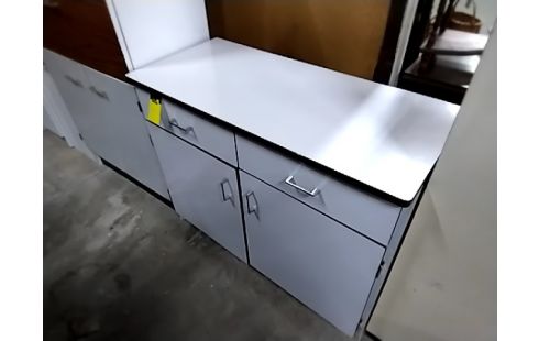 MEUBLE FORMICA 2P 2T BLANC