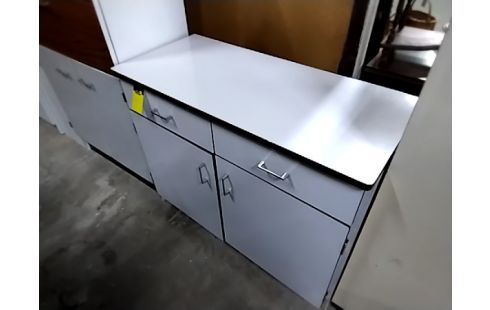 MEUBLE FORMICA 2P 2T BLANC