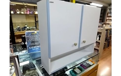 MEUBLE HAUT 2 PORTES BLANC