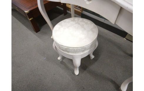 COIFFEUSE TABOURET PEINTE